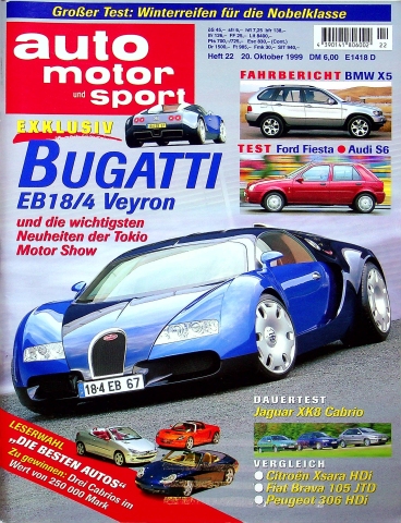 Deckblatt Auto Motor und Sport (22/1999)